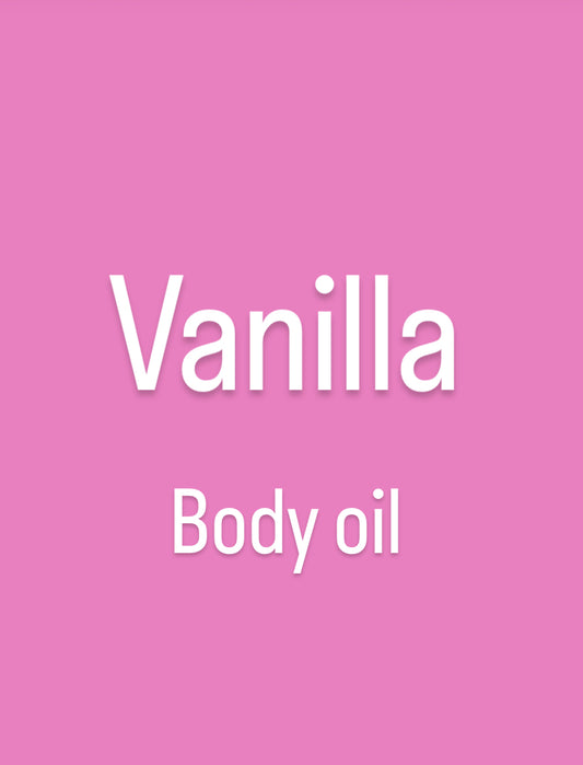Vanilla body oil