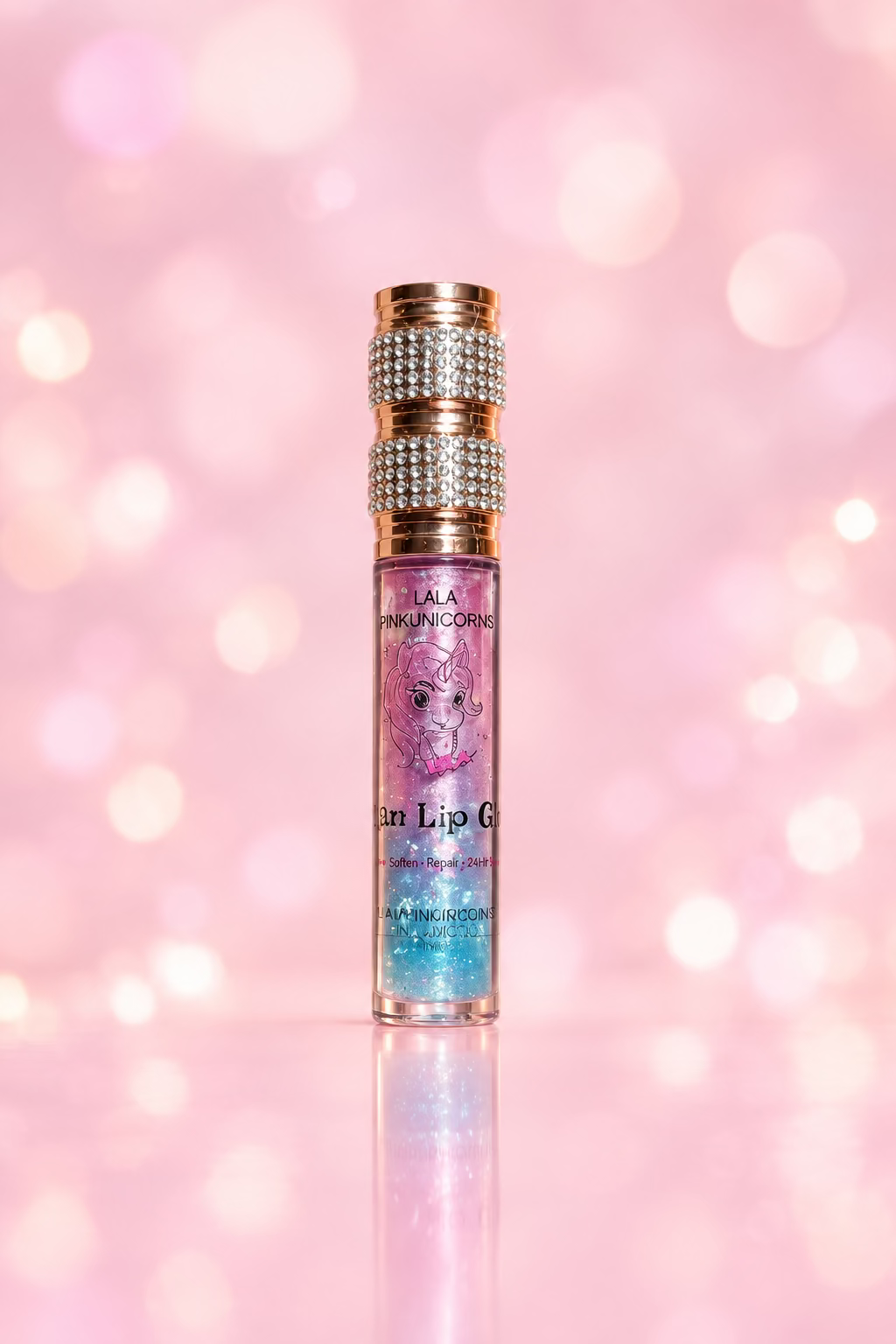 Pink Blue Lip gloss