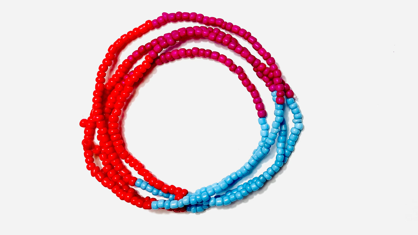 Waist Beads Extra stretchy (Small-plus Size)