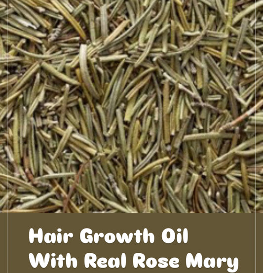 Hair Growth with Real Rose Mary