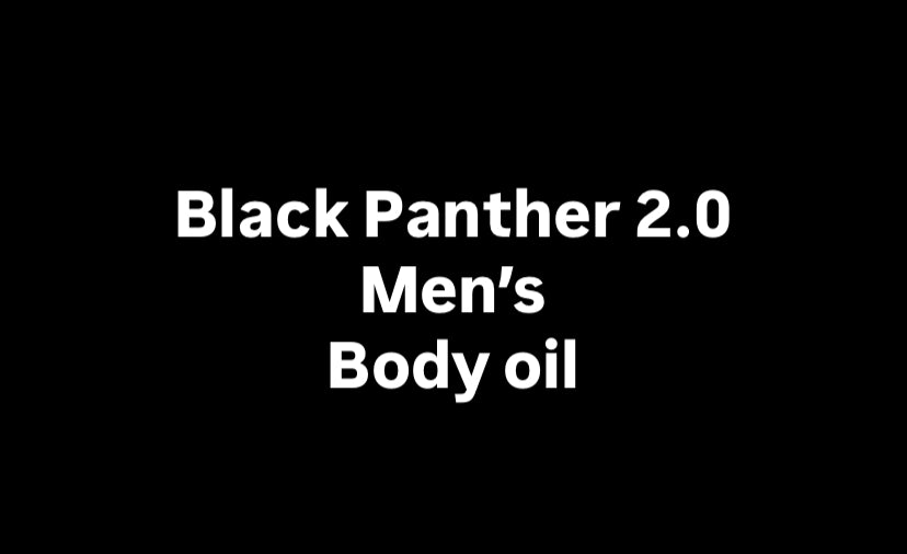 Black Panther body oil
