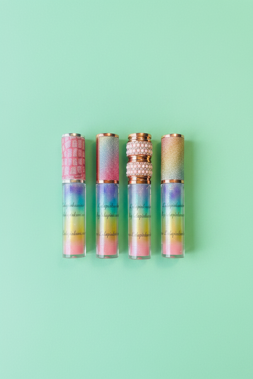 LALAPINKUNICORNS RAINBOW LIP GLOSS